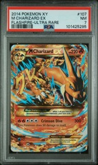 Mega Charizard EX - 107/106 - Secret Rare - PSA 7